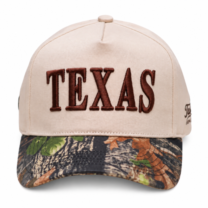 Texas Vintage Camo Brim Hat