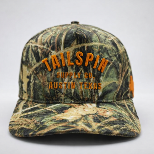 Camo Tailspin Supply Co Logo Hat