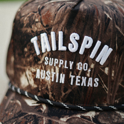 Tailspin Supply Co. Heritage Camo Rope Hat
