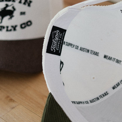 Tailspin Bronco Corduroy Hat in Dark Green