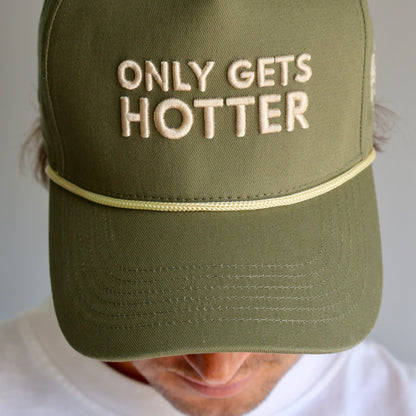 PRE-ORDER - ONLY GETS HOTTER Rope Hat