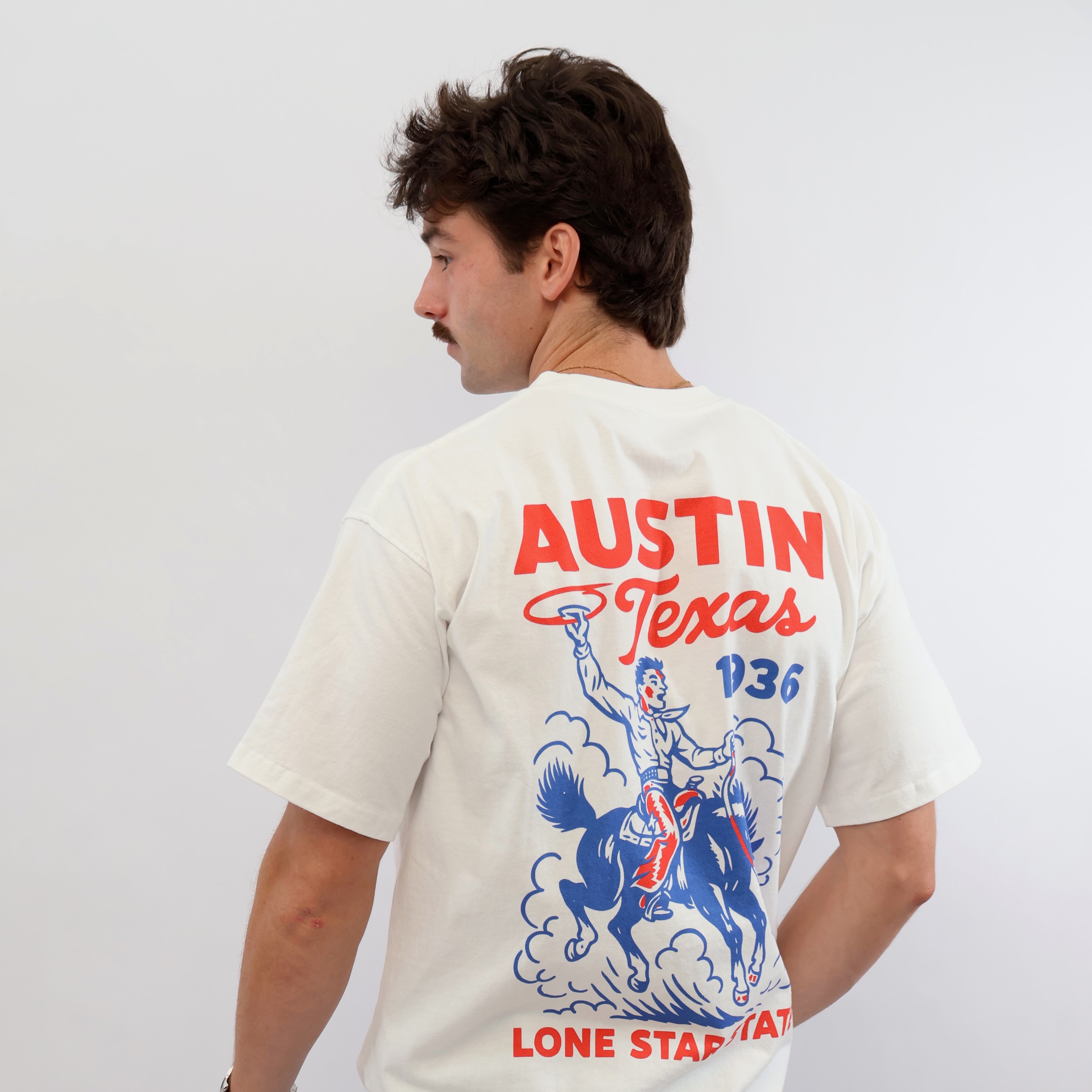 Austin Texas Bold Lone Rider T-Shirt 2.0 – TAILSPIN SUPPLY CO.