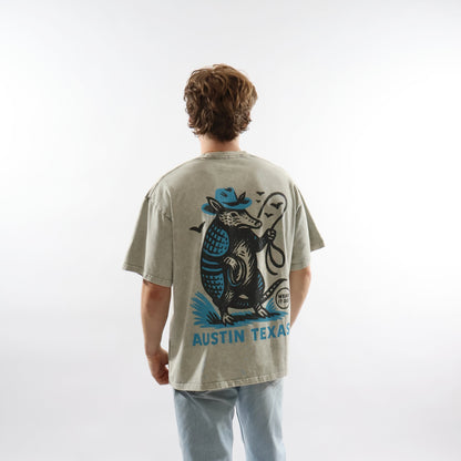Austin Texas Armadillo Bats T-Shirt
