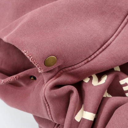 Reverse Austin Texas Frayed Washed Fleece Hoodie