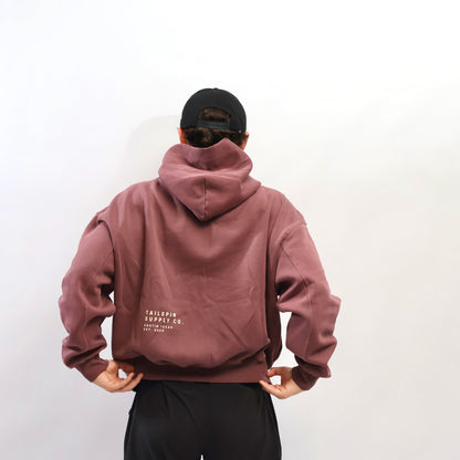 Reverse Austin Texas Frayed Washed Fleece Hoodie