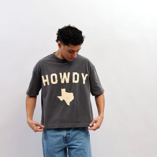 Howdy Texas Cropped T-Shirt