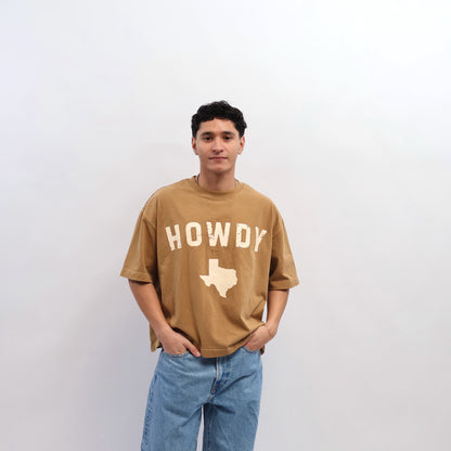 Howdy Texas Cropped T-Shirt