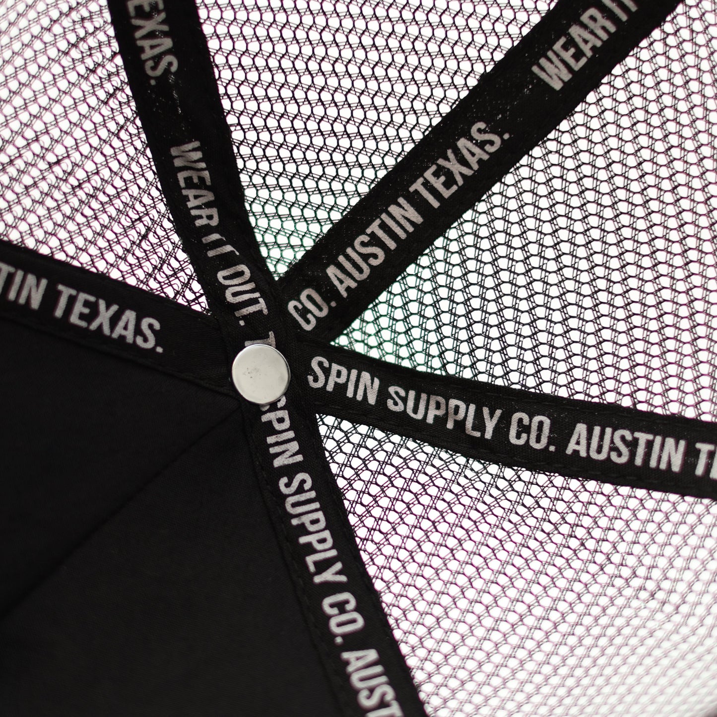 Black Mesh Tailspin Supply Co. Logo Hat