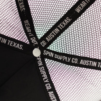 Black Mesh Tailspin Supply Co. Logo Hat