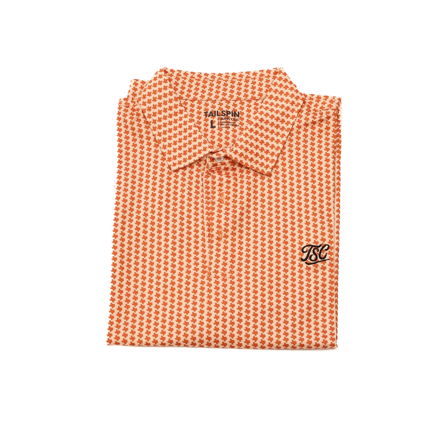 Little Texas Performance Polo (Orange)