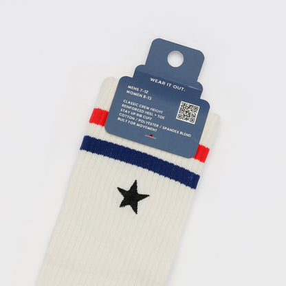 Texas Lone Star Crew Socks