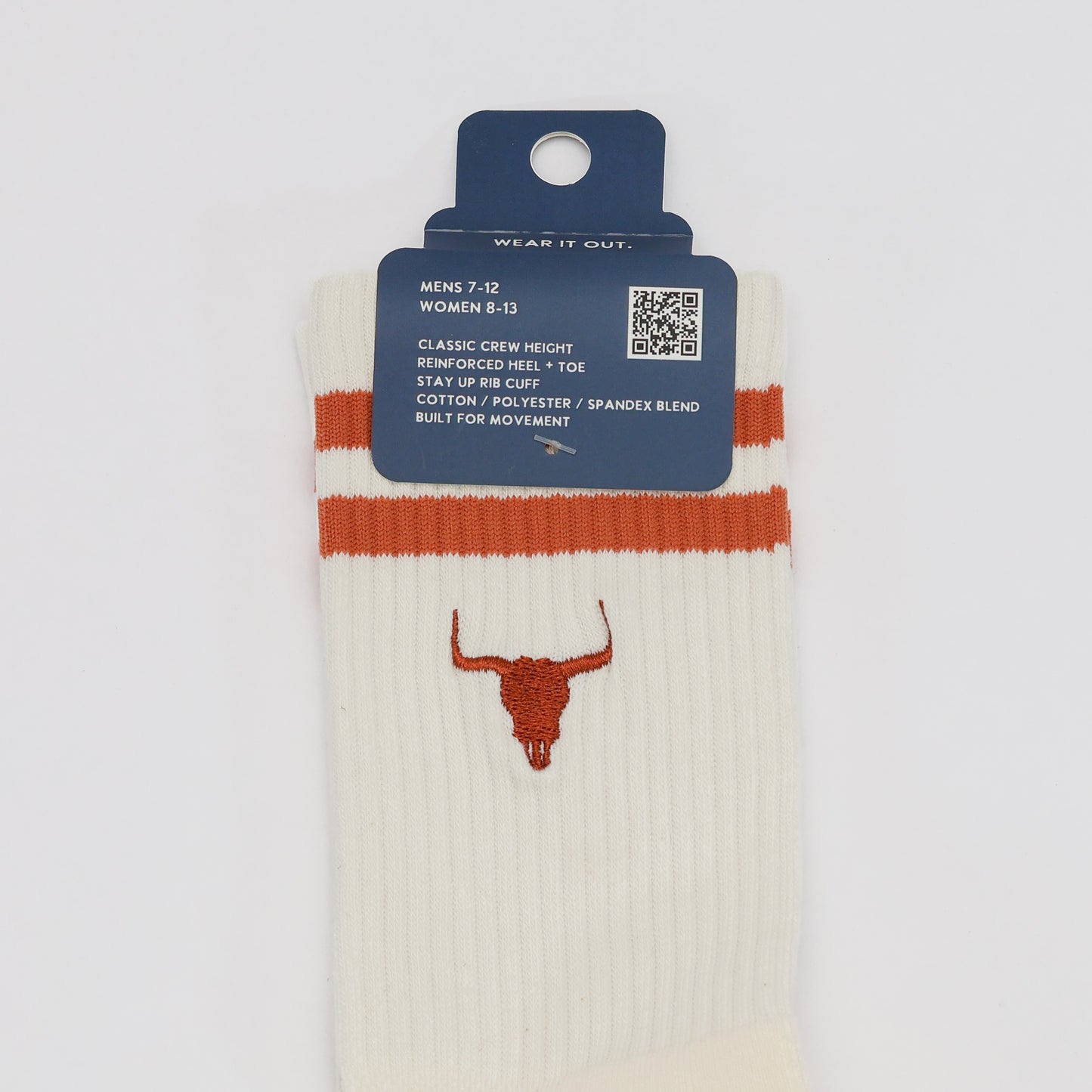 Texas Longhorn Crew Socks