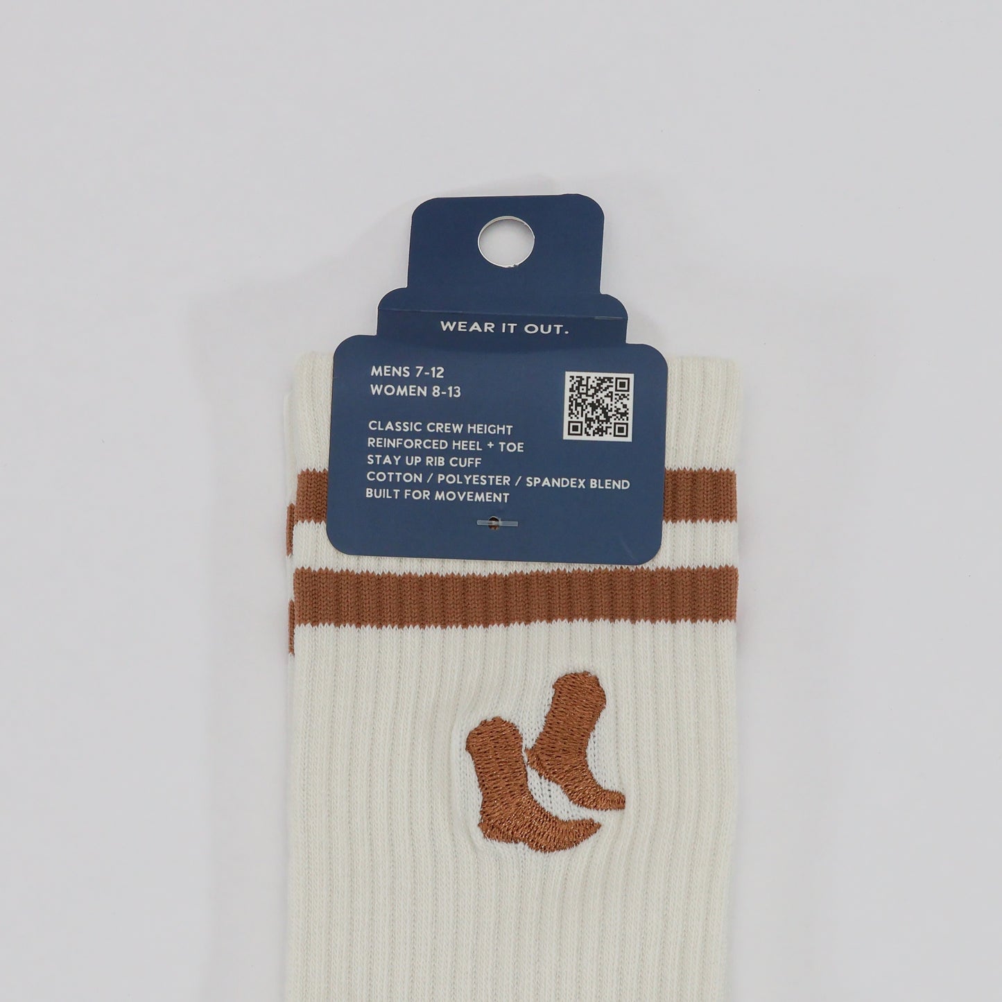 Cowboy Boot Crew Socks