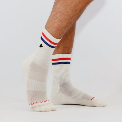 Texas Lone Star Crew Socks