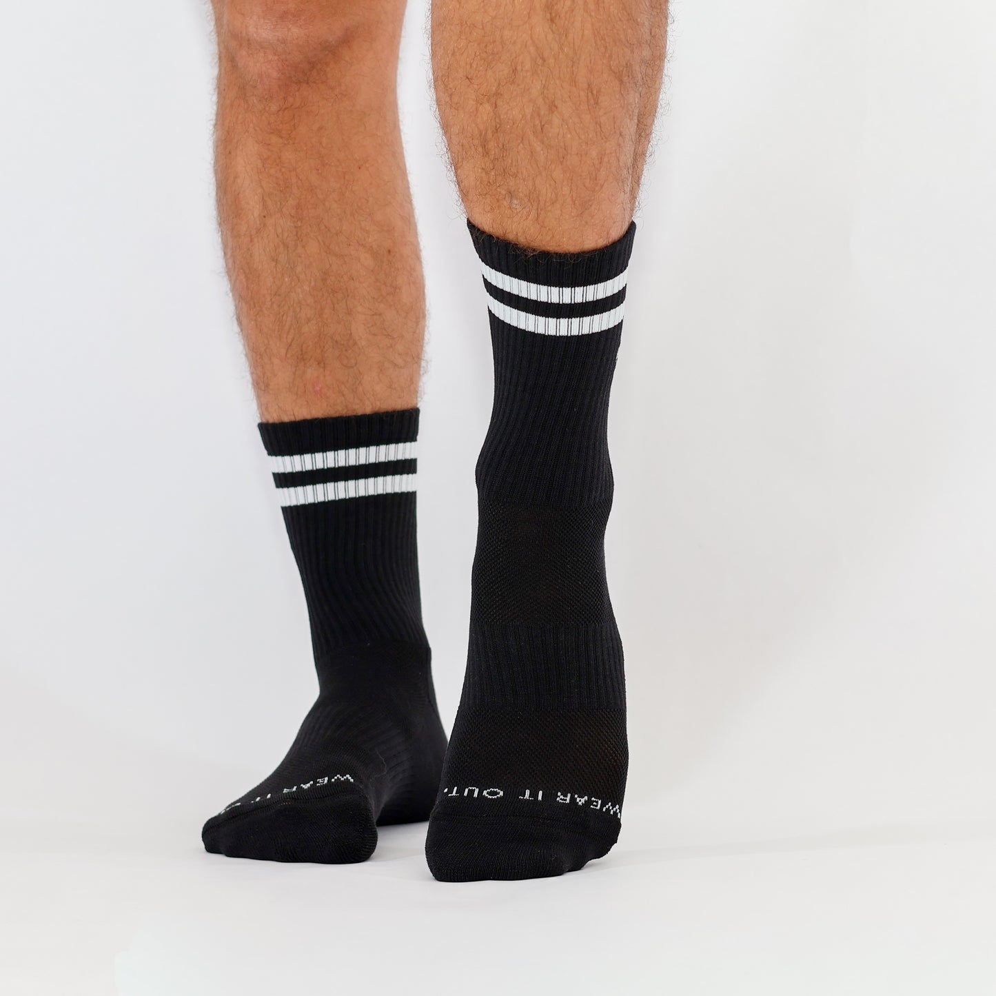 Austin Texas Crew Socks (Black)