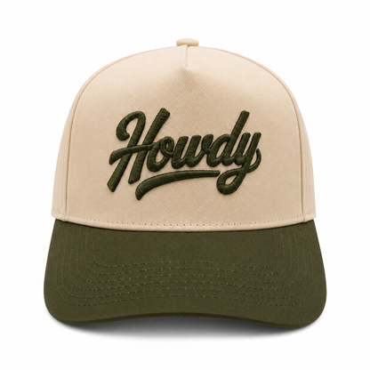 Howdy Hat in Olive Green