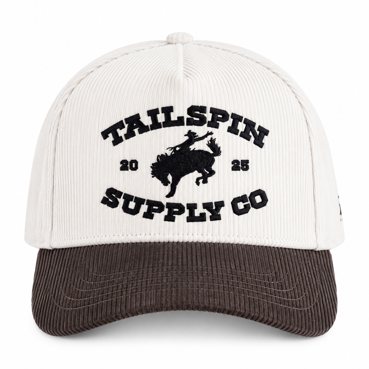 Tailspin Bronco Corduroy Hat in Charcoal