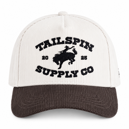 Tailspin Bronco Corduroy Hat in Charcoal
