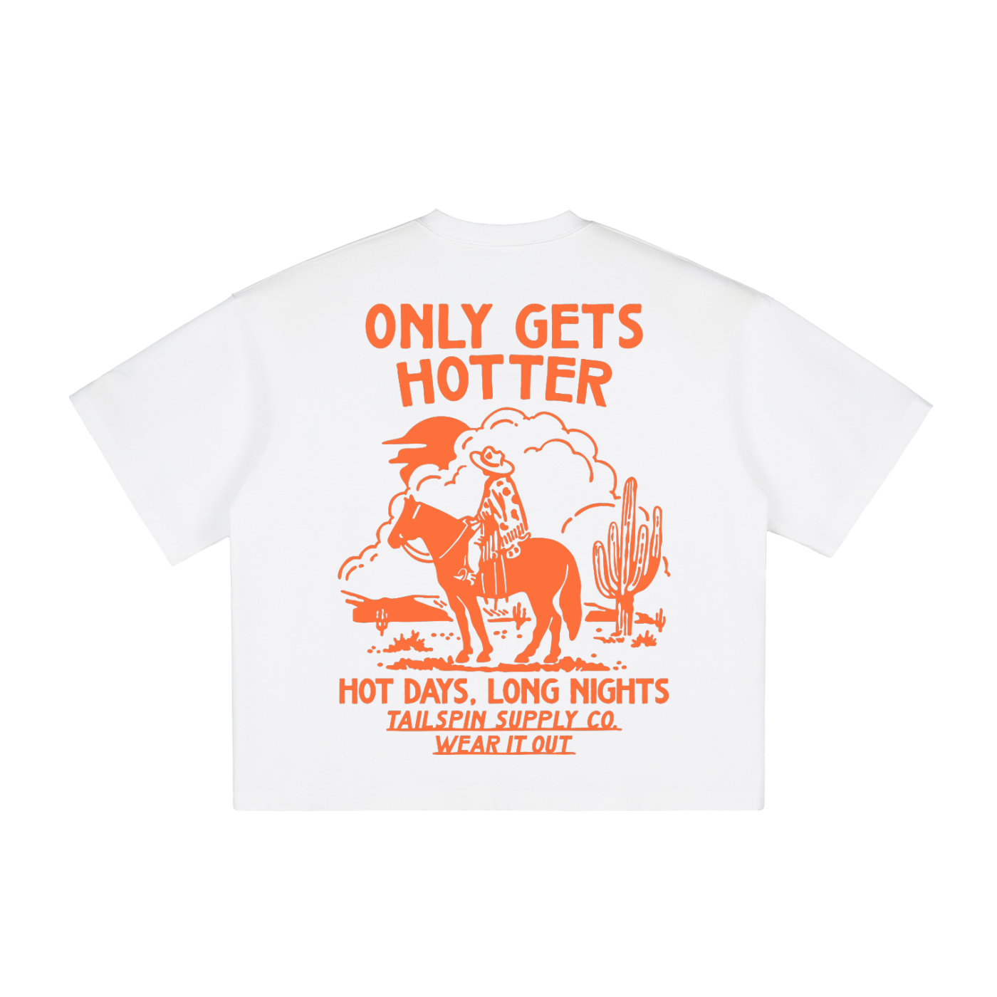 Only Gets Hotter Cropped T-shirt