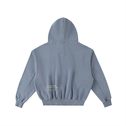 Howdy Texas Frayed Washed Fleece Hoodie