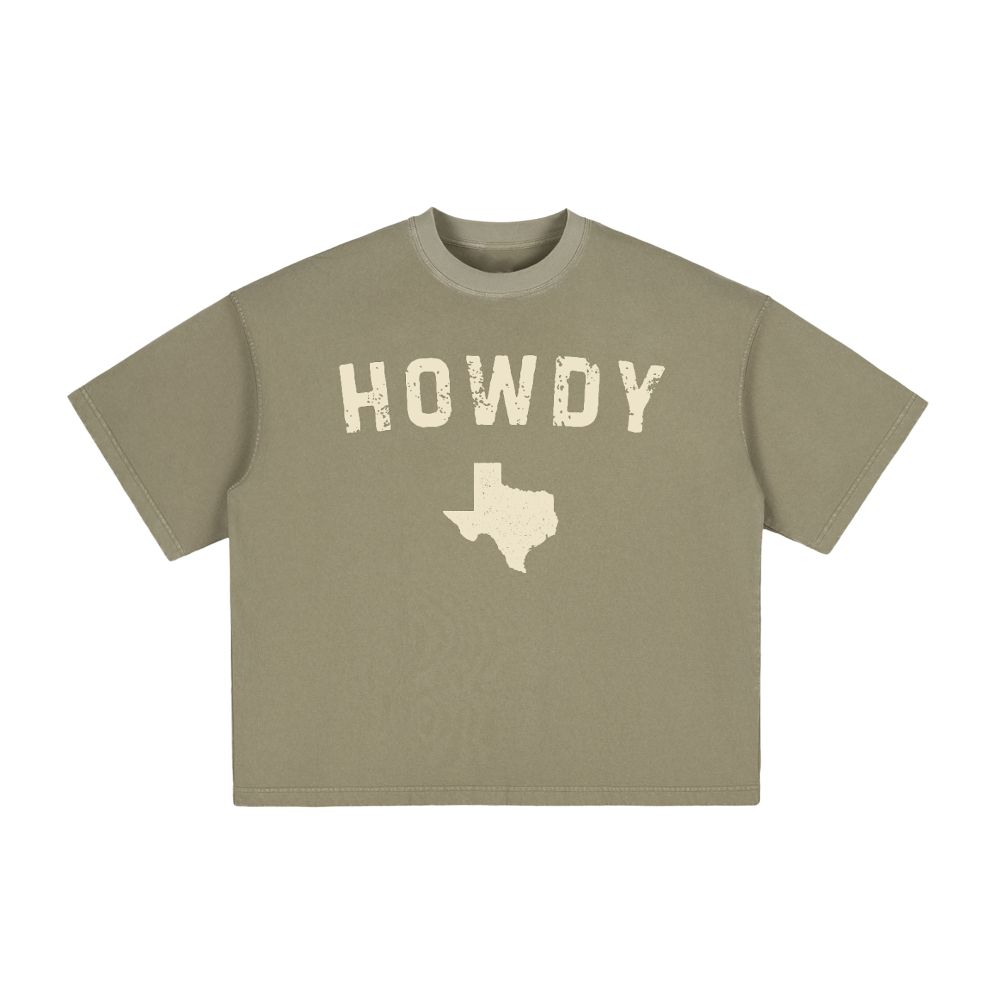 Howdy Texas Cropped T-Shirt