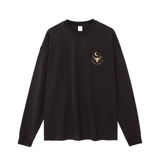 Night Sky Over Texas Long Sleeve T-Shirt